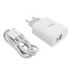 СЗУ Type-C to Type-C Hoco C80A 3A/1USB/18W/QC3.0/PD20W белый 1м (12) - фото 1