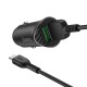 АЗУ microUSB Hoco Z39 18W 2USB QC3.0 черное 1м - фото 1