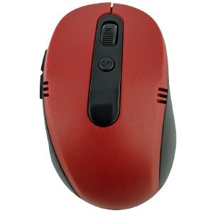 Компьютерная мышка беспроводная в блистере 7100 красная - фото