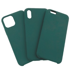 Силикон FULL "Soft touch" Original iPhone 7/8/SE 2 Deep green (без лого) - фото