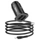 АЗУ iPhone Lightning Hoco NZ4 2.4A/2USB черное# - фото 1