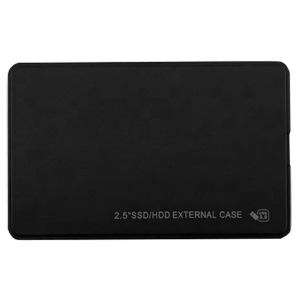 Внешний карман Sata HDD\SSD 2.5", USB 3.0 металл+кабель черный - фото