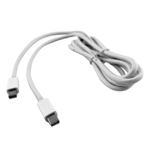 Кабель miniDisplayPort-miniDisplayPort белый 1,8м - фото