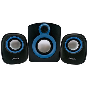 Колонки компьютерные 2.1 Jedel CD003 черно-синие - фото