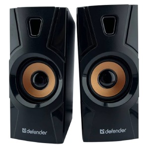 Колонки компьютерные 2.0 Defender Aurora S8 8W/USB/3.5 черные - фото