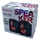 Колонки компьютерные 2.0 Defender Solar 1 6W/RGB/USB/3.5/8x12.3x14.4см черные - фото 2