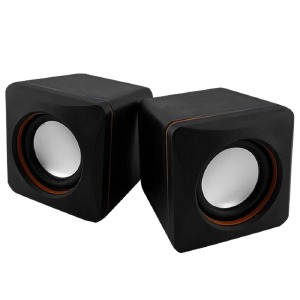 Колонки компьютерные 2.0 Defender SPK-33 5W/USB/3.5 черные - фото