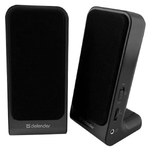 Колонки компьютерные 2.0 Defender SPK-225 4W/USB/3.5 черные - фото