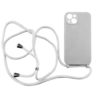 Накладка FULL PROTECTION with STRAP iPhone 13 Pro "Soft touch" Original белый (без лого) - фото