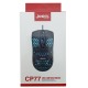 Компьютерная мышка проводная USB Jedel CP77 RGB/4 кнопки/800-2400DPI черная 1,5м - фото 1