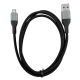 Кабель microUSB Hoco X72 2.4A силиконовый черный 1м (31) - фото 1