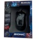 Компьютерная мышка проводная USB игровая Defender Bionic GM-250L RGB/6 кнопок/800-3200DPI/коврик 220х180мм черная 1,5м - фото 1