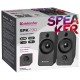Колонки компьютерные 2.0 Defender SPK-190 8W/USB/2x3.5 черные - фото 1