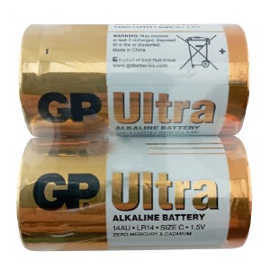 LR14 Батарейки GP Ultra щелочная по 2шт/цена за 1 бат. - фото