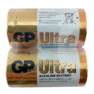LR14 Батарейки GP Ultra "C" щелочные по 2шт/цена за 1 бат. (24) - фото
