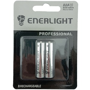 Аккумуляторы Enerlight AAA R3 по 2 шт(мизинчиковые) 800mA/цена за 1 бат. - фото