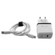 СЗУ Type-C to iPhone Lightning Konfulon C32D PD20W белый# - фото 1
