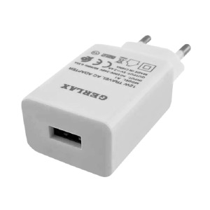 Блочек USB Gerlax A1S 2.4A 1USB 12W белый в т.у. - фото