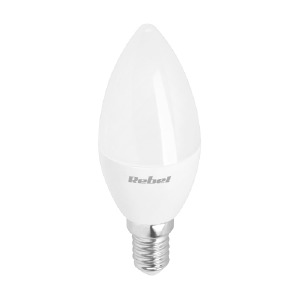 LED лампочка свеча E14 8W REBEL(EU) AR-0523 3000K теплый свет - фото