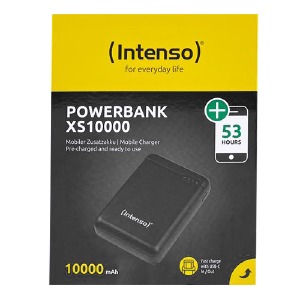 Power bank/Павербанк 10000mA Intenso(ORIG EUROPE) XS10000 PD/Fast Charge/ 3.1A черный - фото