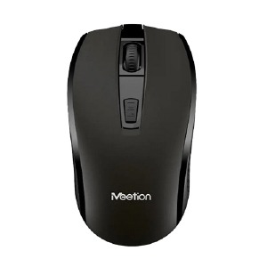 Компьютерная мышка беспроводная Meetion MT-R560 4 кнопки/USB 2.4GHz/800-1600DPI черная - фото