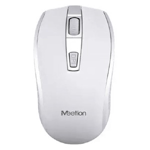 Компьютерная мышка беспроводная Meetion MT-R560 в блистере белая - фото