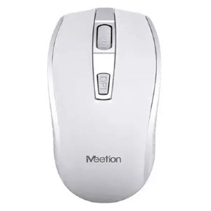 Компьютерная мышка беспроводная Meetion MT-R560 4 кнопки/USB 2.4GHz/800-1600DPI блистер белая - фото