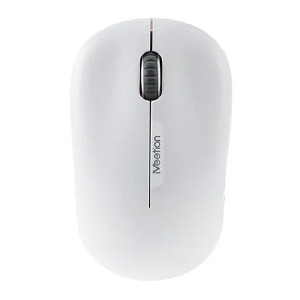 Компьютерная мышка беспроводная Meetion MT-R545 3 кнопки/USB 2.4GHz/1000-1600DPI белая - фото