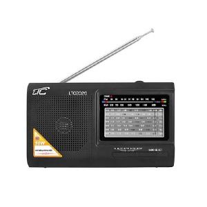 Радиоприемник аналоговый LTC(EU) LXLTC2026 с аккум 1000mA 210x124 x57mm черный 220V - фото