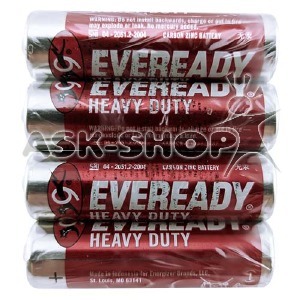R06 Батарейки Energizer Eveready АА по 4 шт(пальчиковые)/цена за 1 бат. - фото