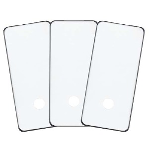 Стекло защитное Samsung S21+/G996 3D Full Glue черное в т.у. - фото
