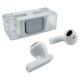 Hands Free Bluetooth E90 TWS/BT5.3/30mAh/250mAh (Airdots style) белый# - фото 1
