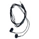 Hands Free 3.5 Husky J115 тканевые черные 1,3м - фото 1