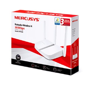 Wi-Fi роутер Mercusys MW305R_V2 (3xFE LAN, 1xFE WAN, 802.11n, 3 антенны) белый - фото