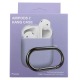 Чехол силикон AirPods 1/2 с карабином лавандовый (Stone) - фото 1