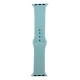 Ремешок для Apple Watch 38/40/41mm силиконовый (15) мятный L - фото 1