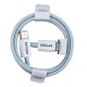 Кабель Type-C to Type-C Gerlax D4T 3А/60W/QC3.0 белый 1м - фото 1