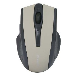 Компьютерная мышка беспроводная Defender Accura MM-665 6 кнопок/USB 2.4GHz/800-1600DPI блистер серо-бежевый - фото