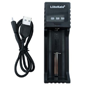 Зарядное для аккумуляторов LiitoKala Lii-S1 (универсальное,подходит для многих аккумулятор, Li-ion/LiFe/NiCd/N) Auto-polarity detection+ LCD - фото