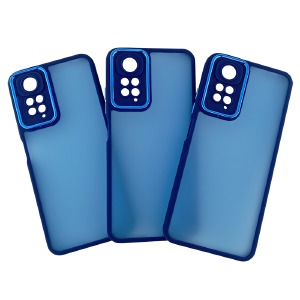 Накладка Matte Protection iPhone 11 синяя - фото