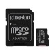 Карта памяти Micro SD 512GB (10) (+adapter) Kingston Canvas Select Plus UHS-I/U-3 - фото 1
