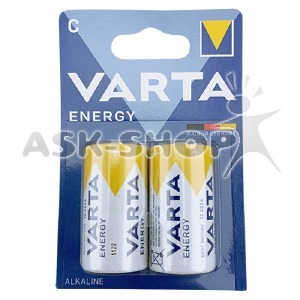LR14 Батарейки Varta High Energy Longlife Power  щелочная ALKALINE по 2шт/цена за 1 бат. - фото
