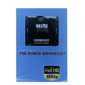 Конвертер HDMI-3RCA(тюльпаны) черный - фото