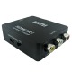 Конвертер HDMI-3RCA(тюльпаны) черный - фото 1
