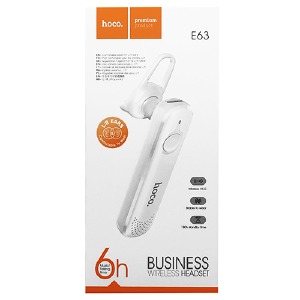 Bluetooth-гарнитура Hoco E63 BT5.0/70mAh белая (19) - фото