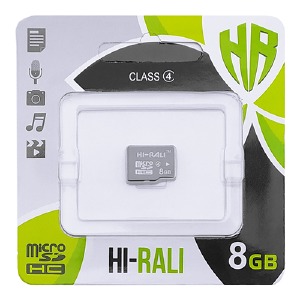 Карта памяти Micro SD 8GB (4) (-adapter) Hi-Rali - фото
