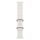 Ремешок для Apple Watch 42/44/45/49mm Ocean Band силиконовый белый ML - фото 1