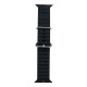 Ремешок для Apple Watch 42/44/45/49mm Ocean Band силиконовый черный ML (7) - фото 1