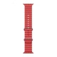 Ремешок для Apple Watch 42/44/45/49mm Ocean Band силиконовый красный ML - фото 1