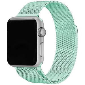 Ремешок для Apple Watch 42/44/45/49mm Миланская петля мятный - фото